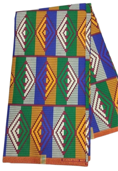 Pagne modèle coloré losange